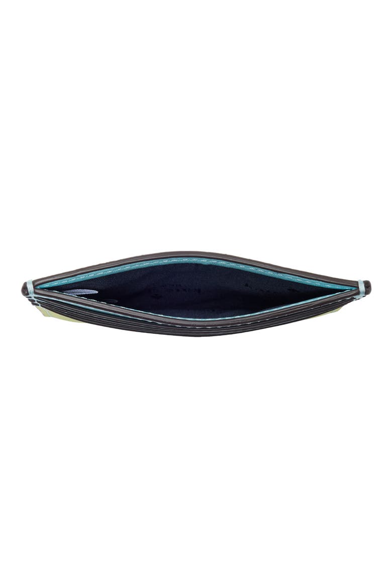 grand slam slim card case, Alternate, color, AQUA MULTI