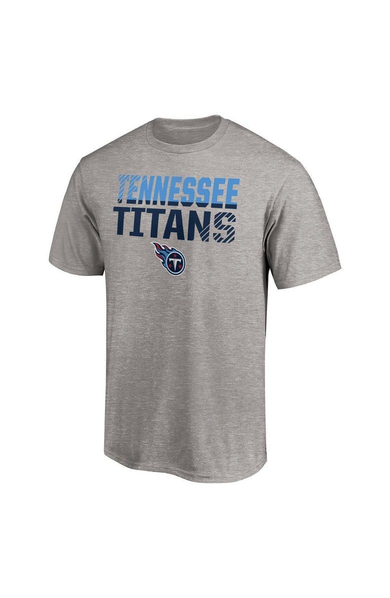 FANATICS Men's Fanatics Branded Heathered Gray Tennessee Titans Big & Tall Fade Out Team T-Shirt, Alternate, color, 