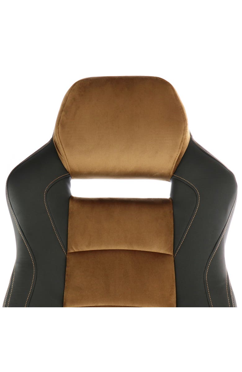 Elama High Back Adjustable Office Chair, Alternate, color, Brown