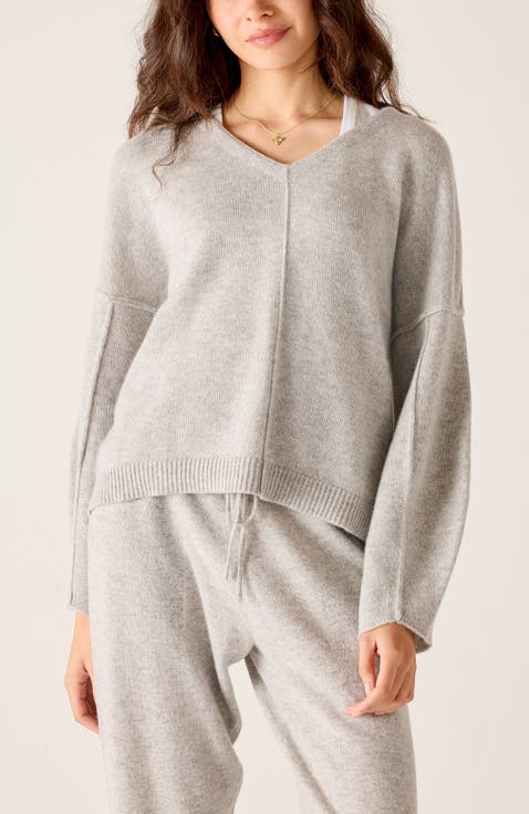 Lugano Cashmere V-Neck Sweater