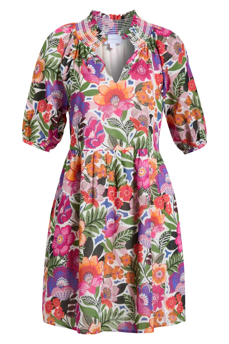 Rendal Floral Babydoll Dress, Alternate, color, FLORAL-MULTI