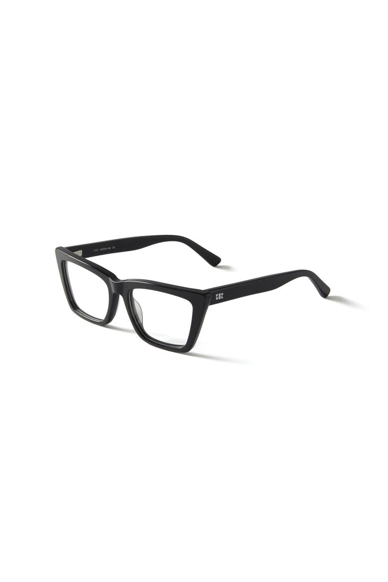 Zoé Reading Glasses, Alternate, color, Black