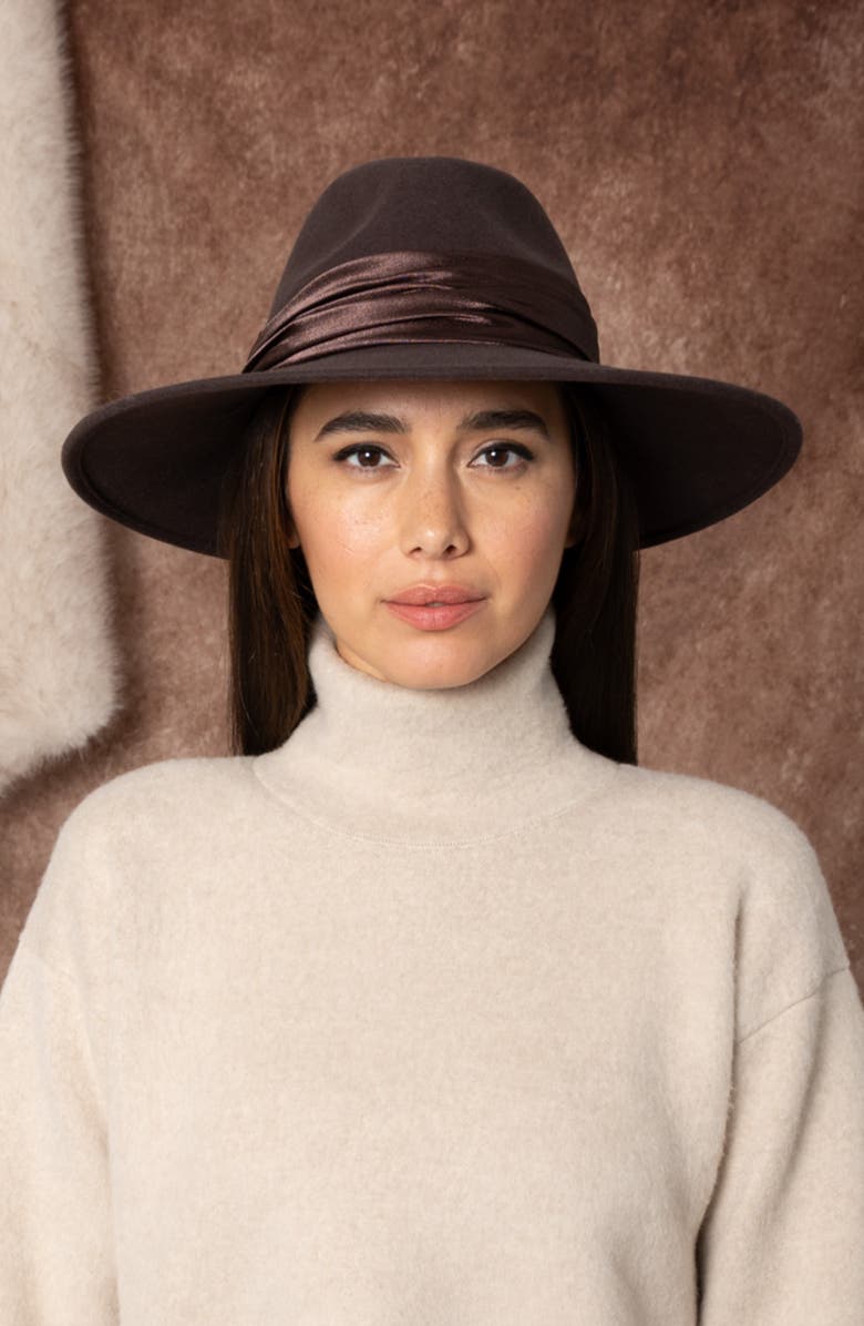 Eugenia Kim Emmanuelle Wool Felt Fedora, Alternate, color,