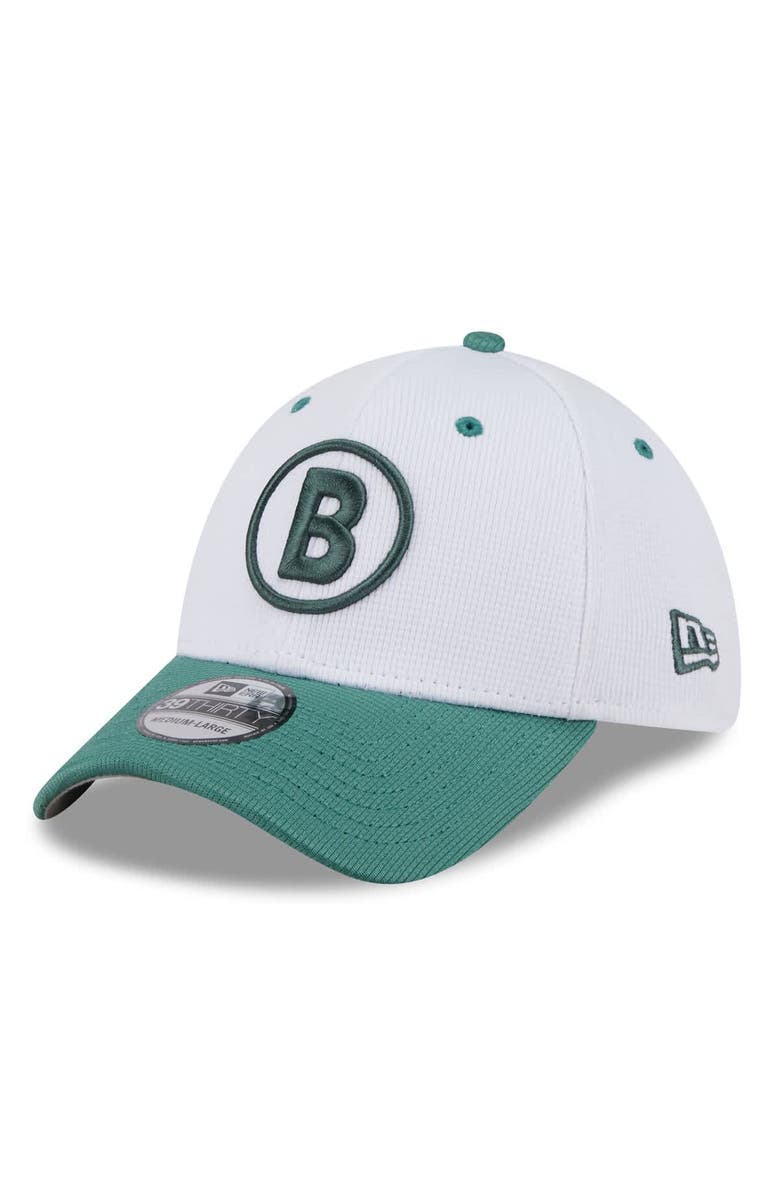 New Era Men's New Era  White/Green Boston Red Sox 2025 City Connect Batting Practice 39THIRTY Flex Hat, Alternate, color, 