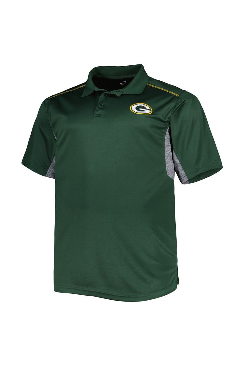 Men's Green Green Bay Packers Big & Tall Team Color Polo, Alternate, color, Green