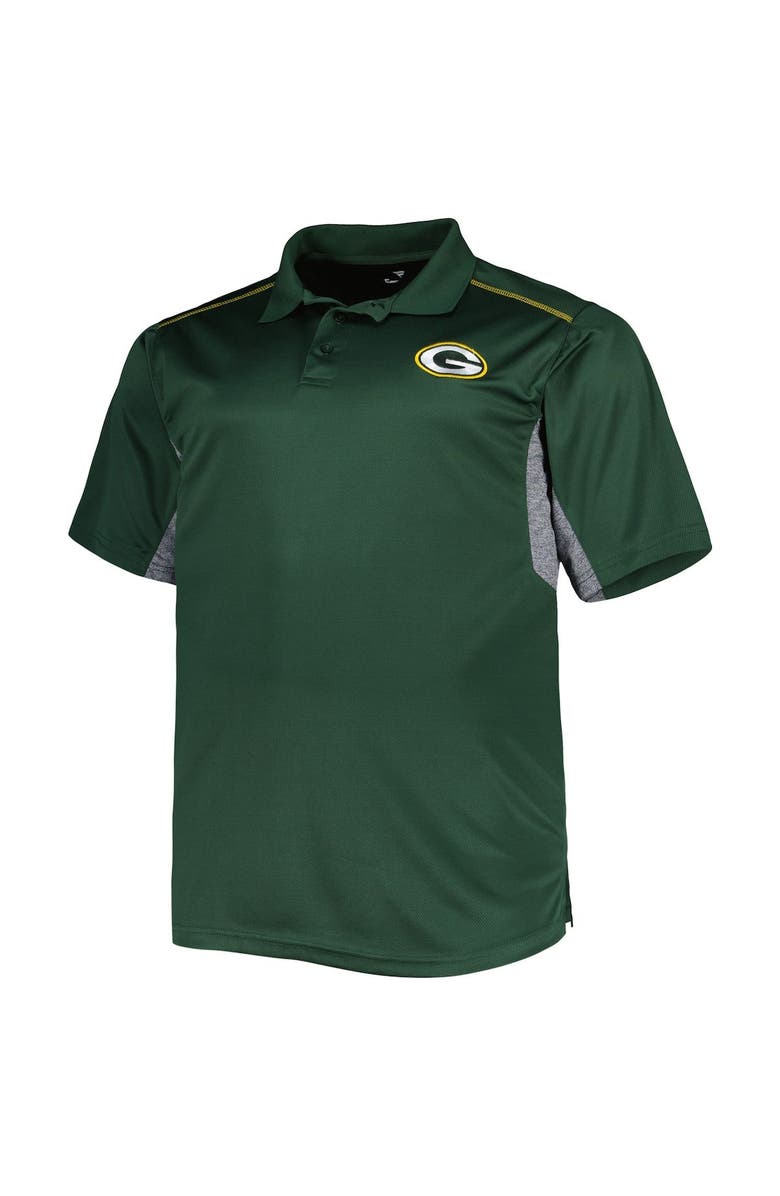 PROFILE Men's Green Green Bay Packers Big & Tall Team Color Polo, Alternate, color, 
