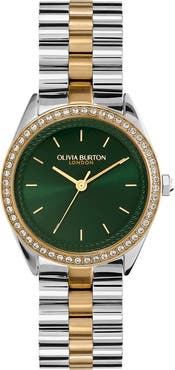 Olivia Burton Bejewelled Bracelet Watch, 34mm