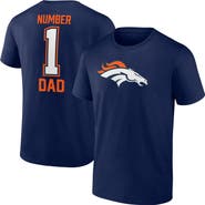 FANATICS Men's Fanatics Branded Navy Denver Broncos Father's Day T-Shirt