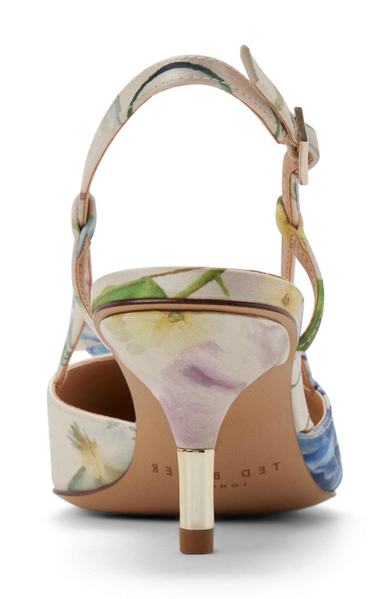 Ted Baker London Romy Pointed Toe Slingback Pump, Alternate, color, Pastel Multi