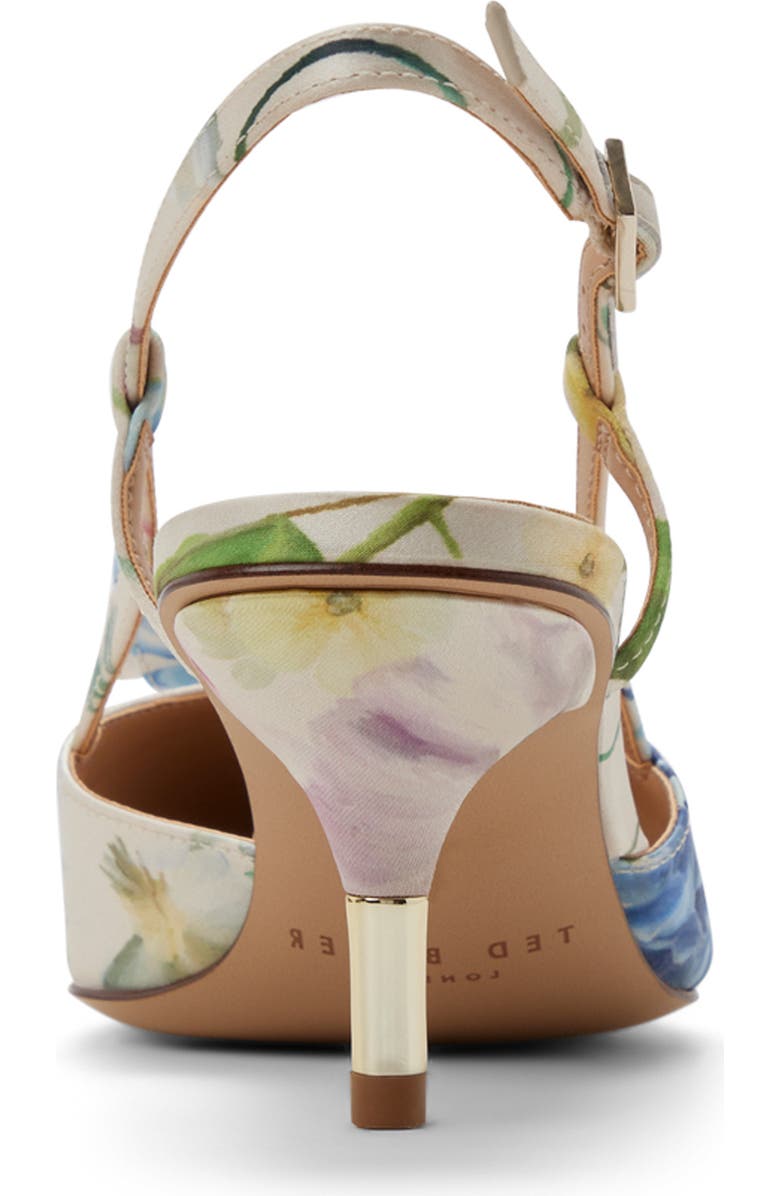 Ted Baker London Romy Pointed Toe Slingback Pump, Alternate, color, Pastel Multi
