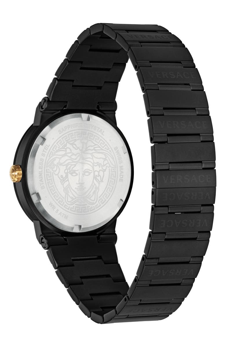 Versace Greca Logo Bracelet Watch, 41mm, Alternate, color,
