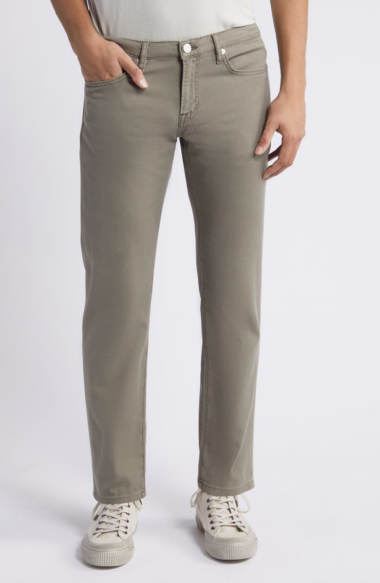 FRAME L'Homme Slim Fit Twill Five-Pocket Pants, Main, color, Garage Dry Sage