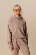 Ocio Women's Organic Cotton Teddy Oversized Hoodie