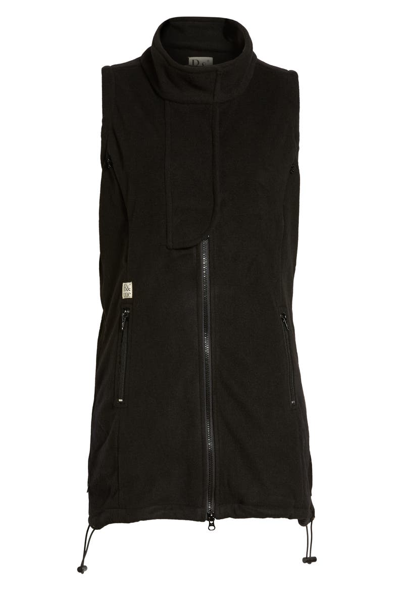 Booker Maternity Vest, Alternate, color, BLACK