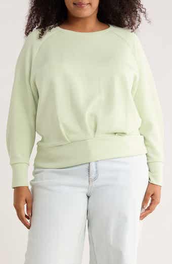 Catherine Catherine Malandrino Long Sleeve Scuba Knit Top