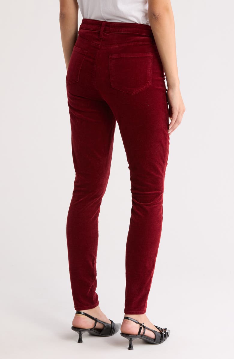 L'AGENCE Monique Ultrahigh Waist Skinny Jeans, Alternate, color, Dark Borde