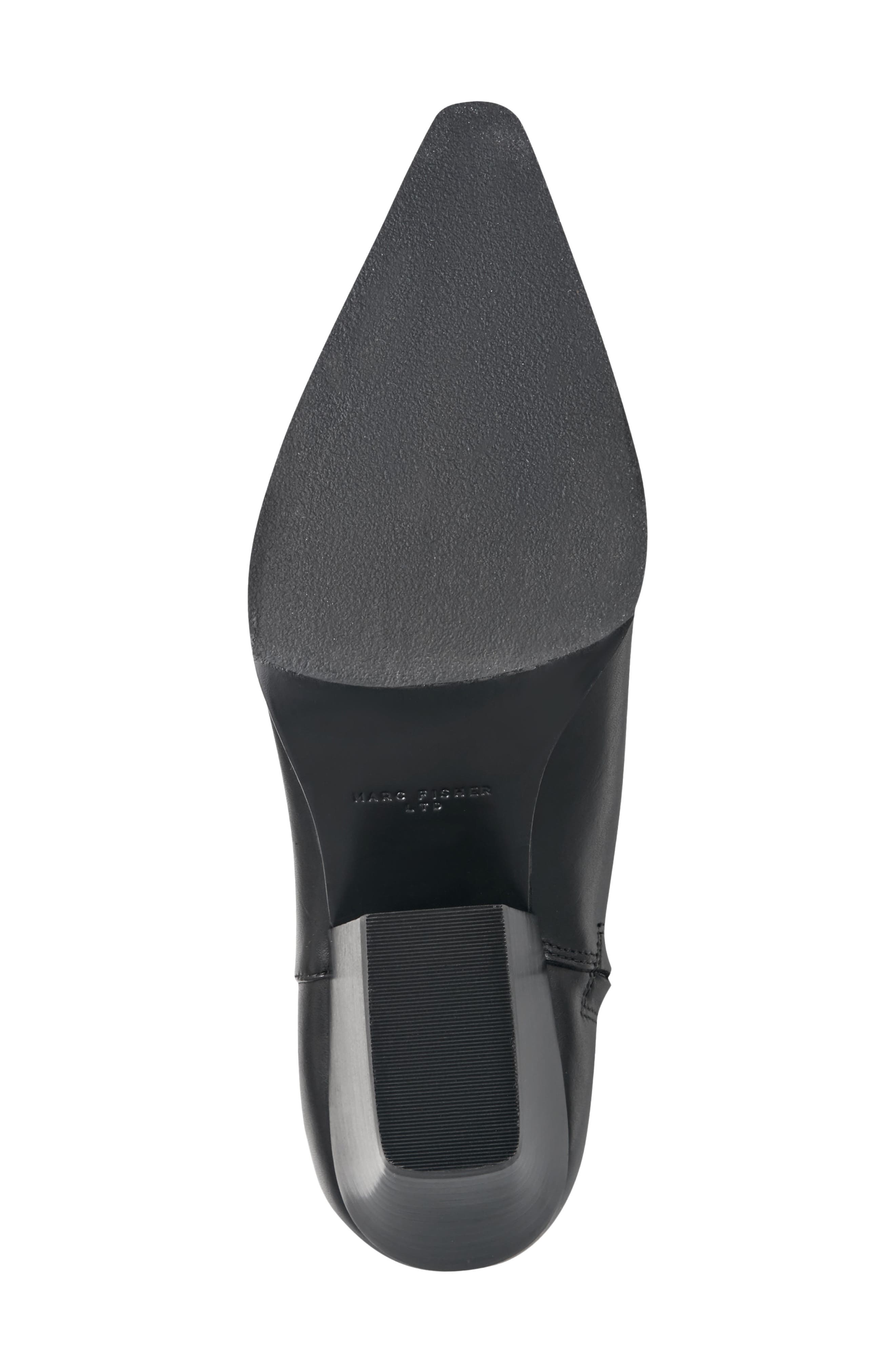 Tarrin Pointed Toe Bootie, Alternate, color, BLACK