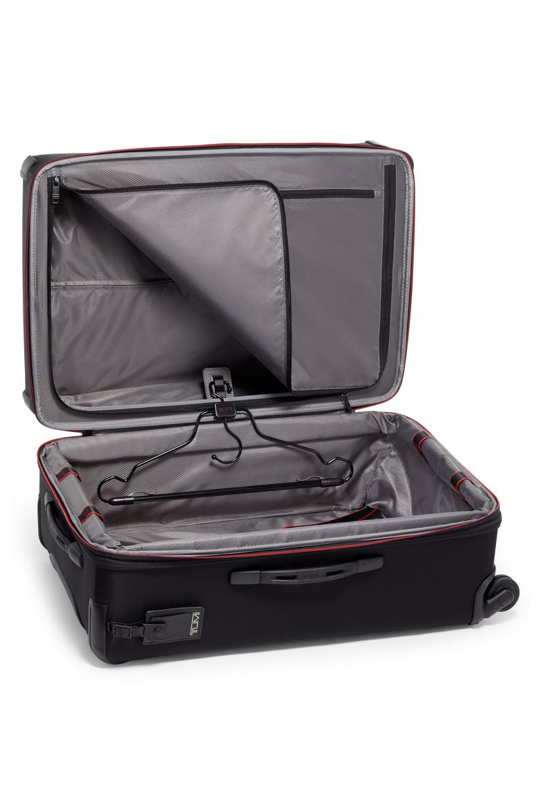 Aerotour Medium Front Pocket Expandable Checked Luggage, Alternate, color, BLACK