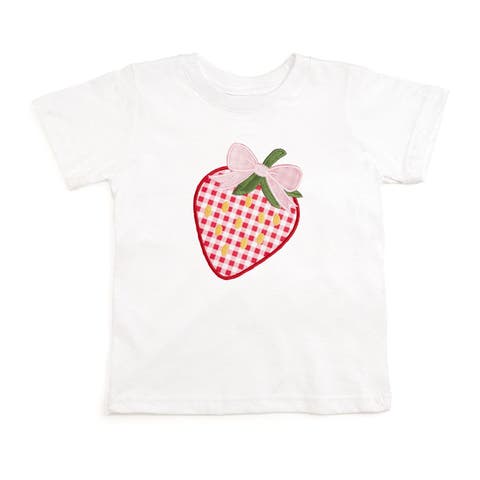 Strawberry Patchwork Short Sleeve T-Shirt (Baby)