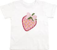 Sweet Wink Strawberry Patchwork Short Sleeve T-Shirt