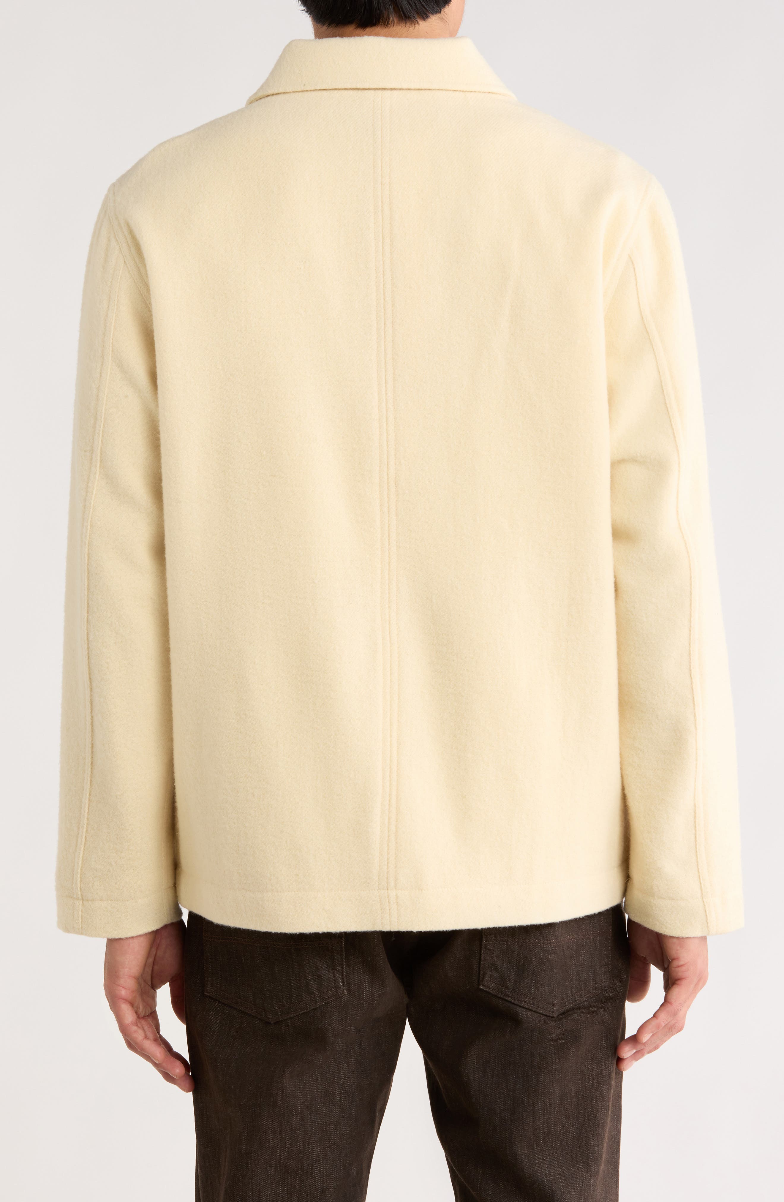 Burel Wool Shirt Jacket - image 4