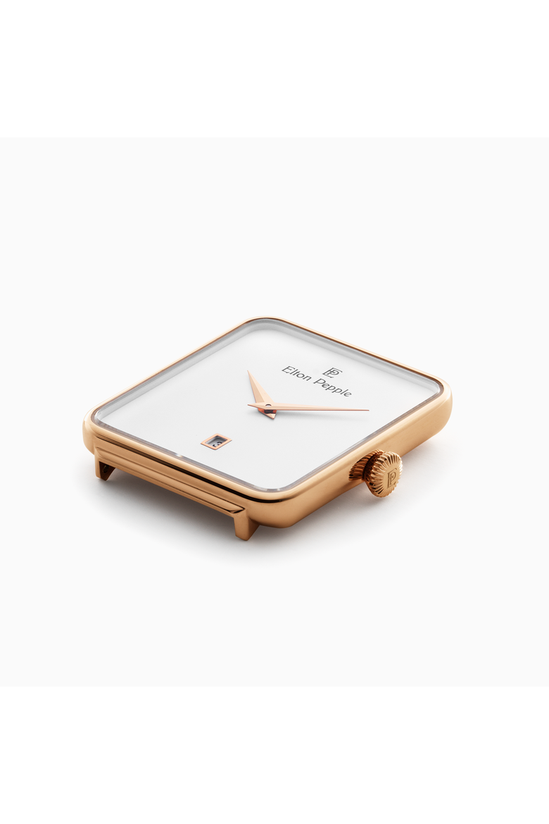 Men's Classic Oakton - Bucktown, 38mm, Alternate, color, Eggshell White/Black/Rose Gold