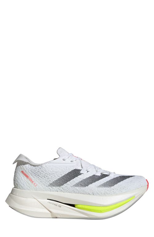 Adidas Originals Adidas Adizero Prime X Strung Running Shoe In White