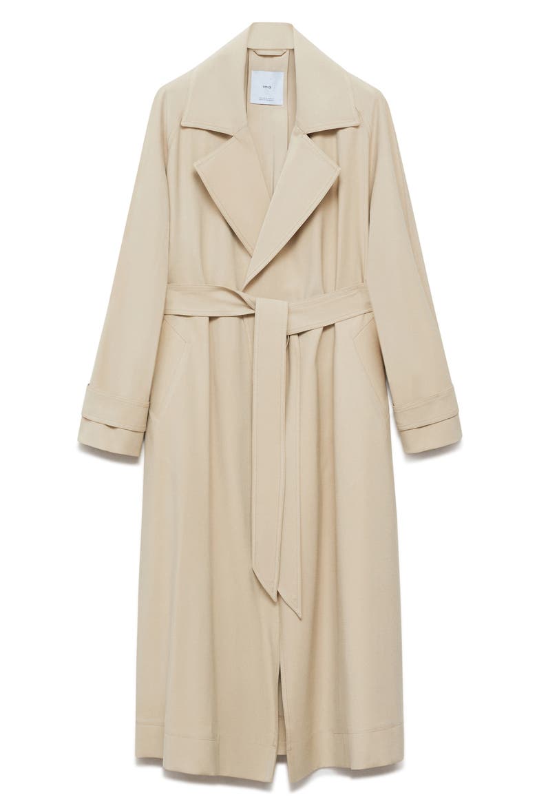 Taxi Trench Coat, Alternate, color, LIGHT PASTEL GREY