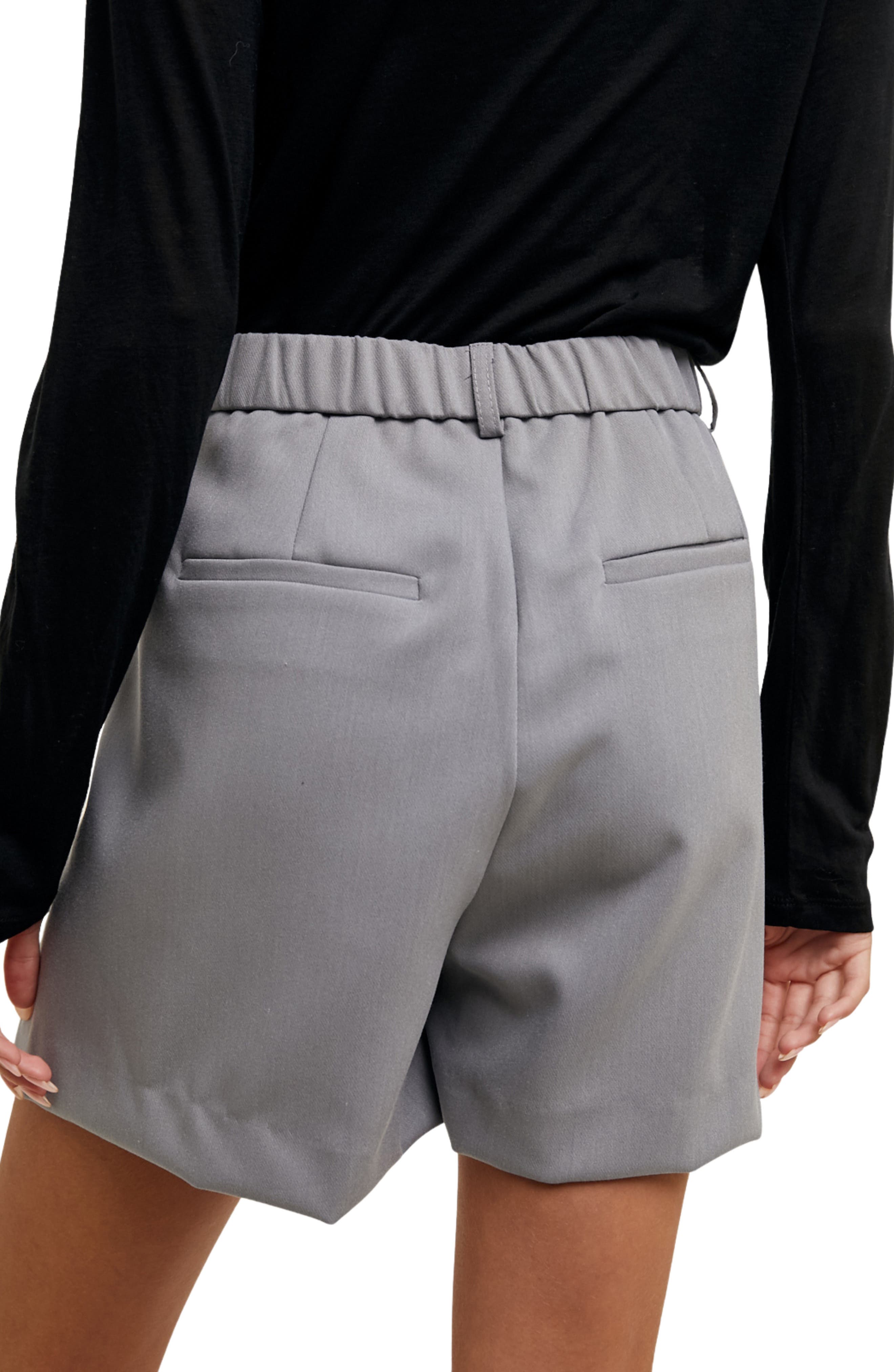 Pleat Twill Shorts - image 2