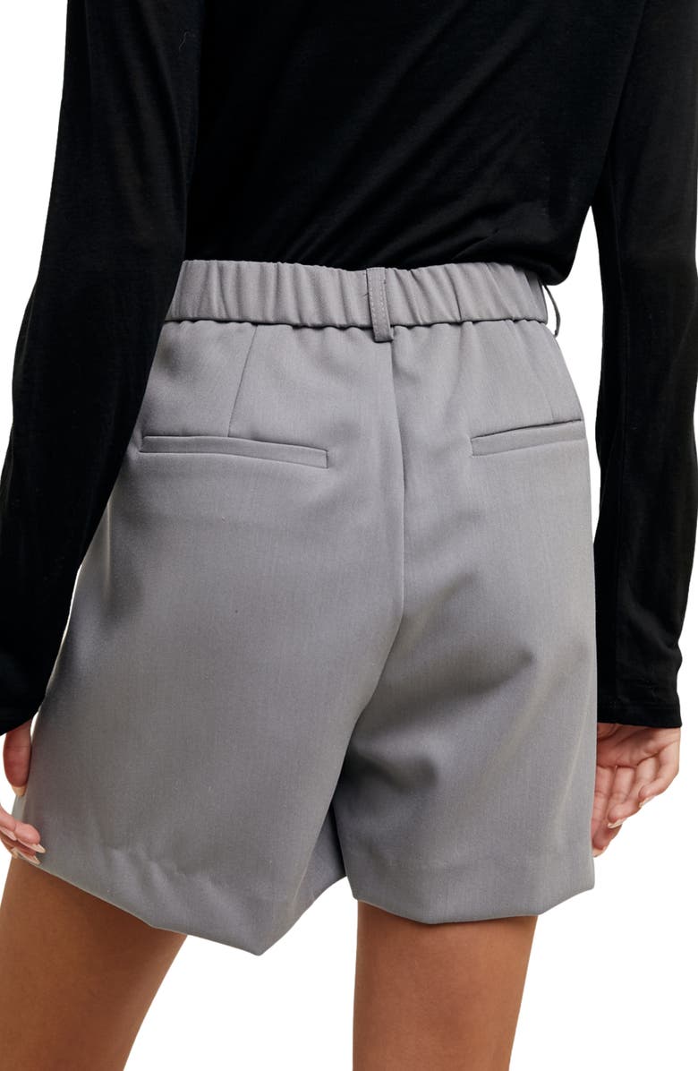WISHLIST Pleat Twill Shorts, Alternate, color, Grey