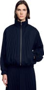 SANDRO Pleated Jacket