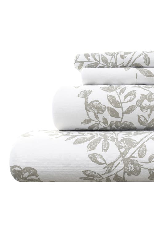 Woven & Weft Turkish Cotton Flannel Winter Floral Sheet Set