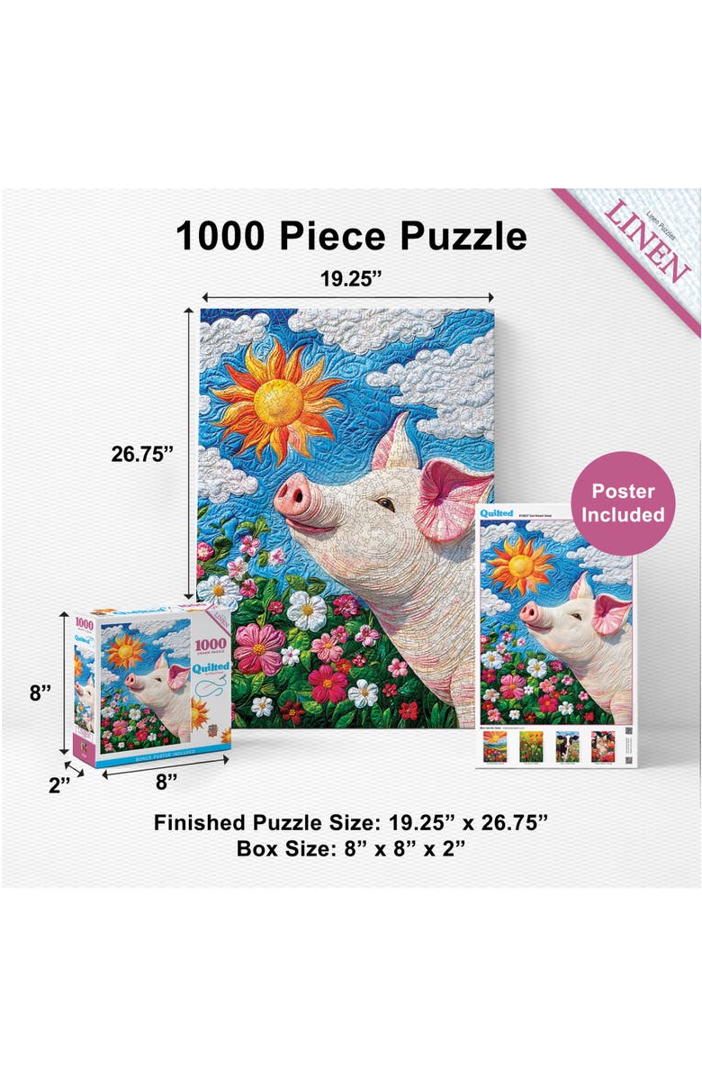MASTERPIECES Sun-Kissed Snout 1000 Piece Puzzle, Alternate, color, Multicolor
