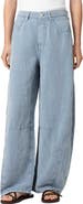 AllSaints Jett Wide Leg Pull-On Pants