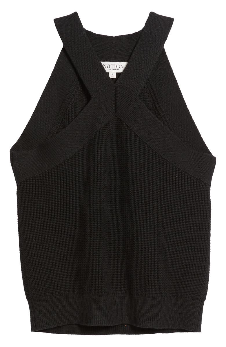 Nation LTD Desi Sweater Tank, Alternate, color, Jet Black