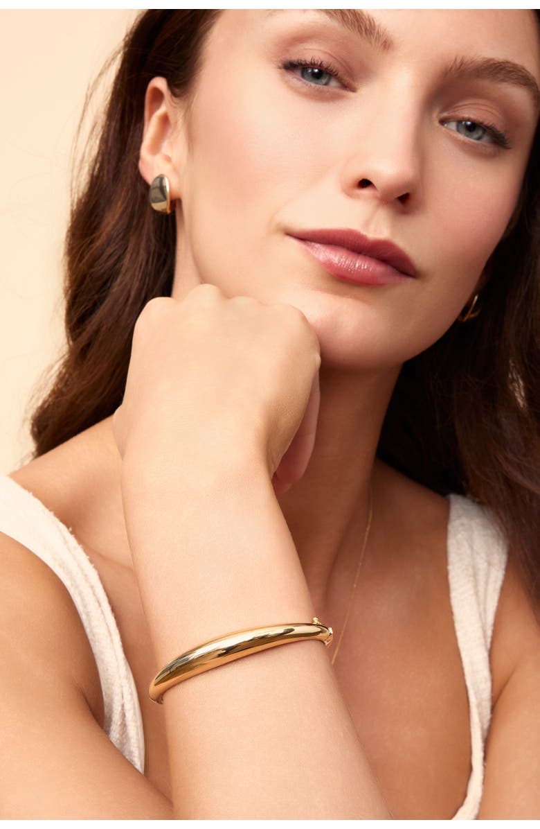 Oradina 14K Gold The Archie Bangle, Alternate, color, 
