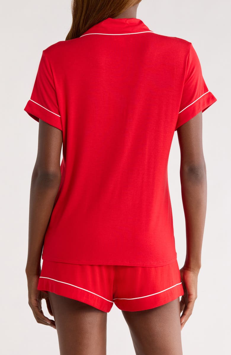 Nordstrom Moonlight Eco Short Pajamas, Alternate, color, Red Barbados Cherry