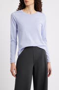 Eileen Fisher Organic Cotton Long Sleeve T-Shirt