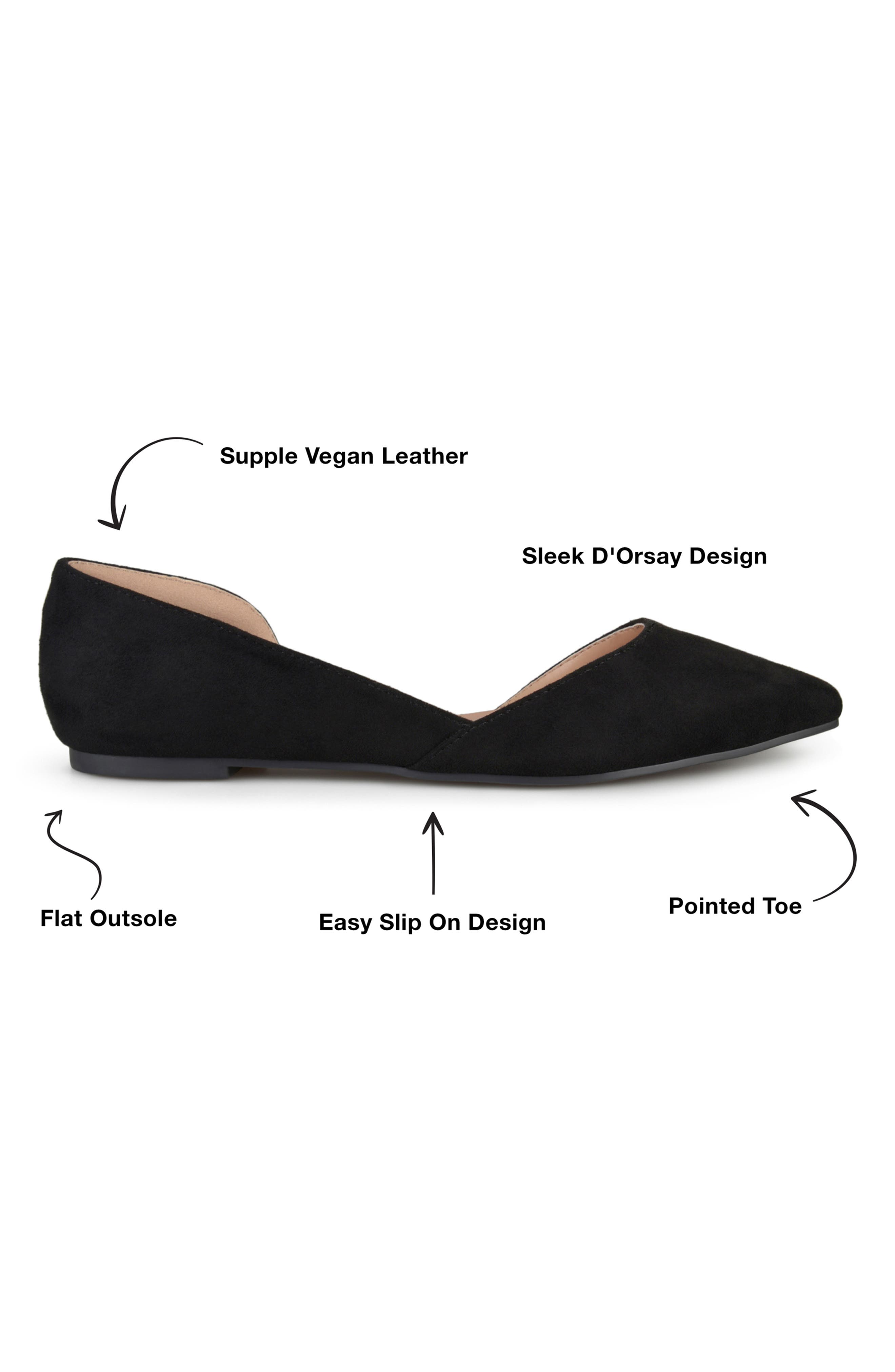 Journee Collection JOURNEE Ester d'Orsay Flat, Alternate, color, Black
