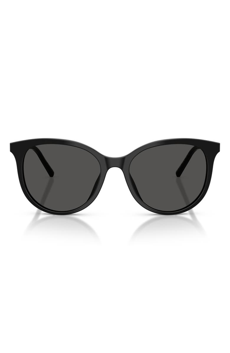 Dolce&Gabbana 55mm Phantos Sunglasses, Main, color, Black / Dark Grey