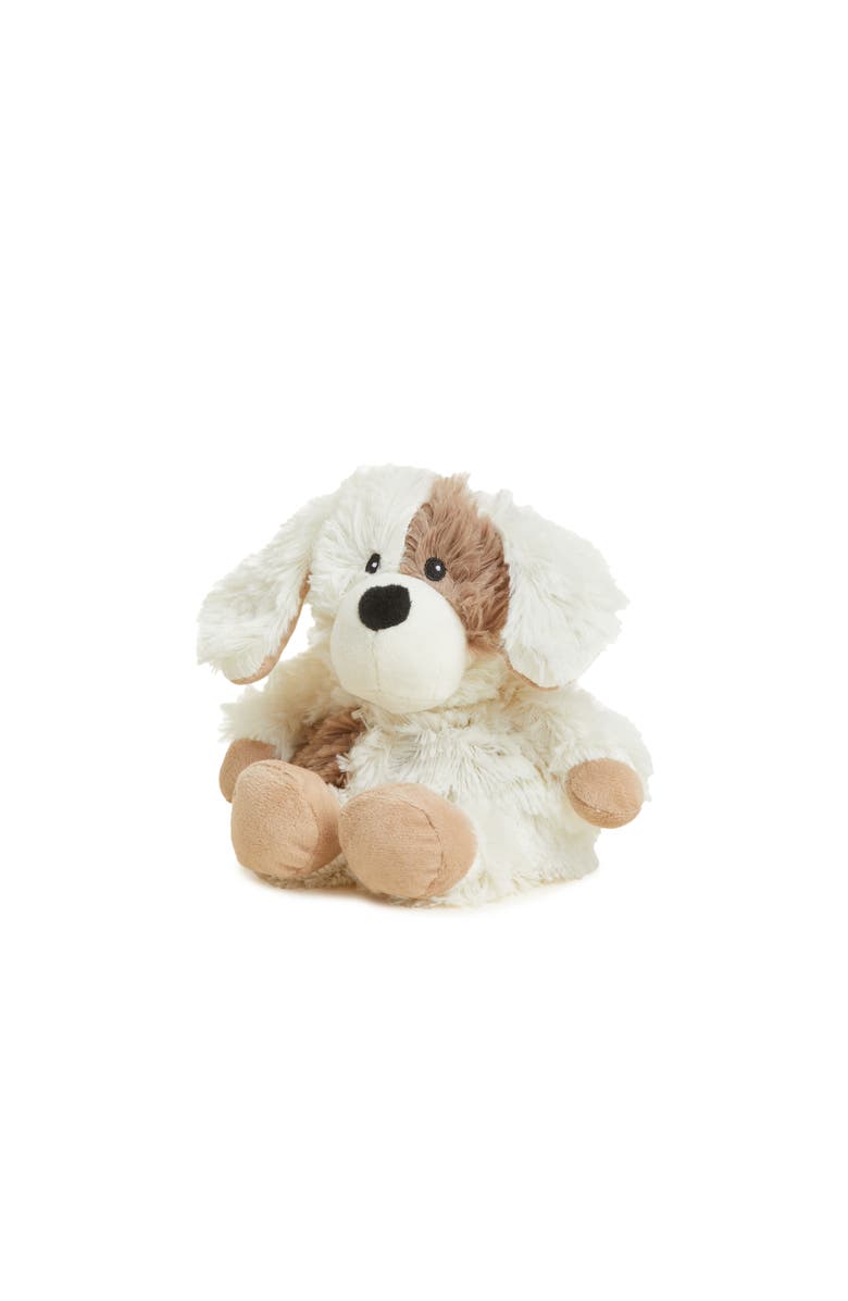 Warmies Puppy Junior Plush Toy, Main, color, Light Beige