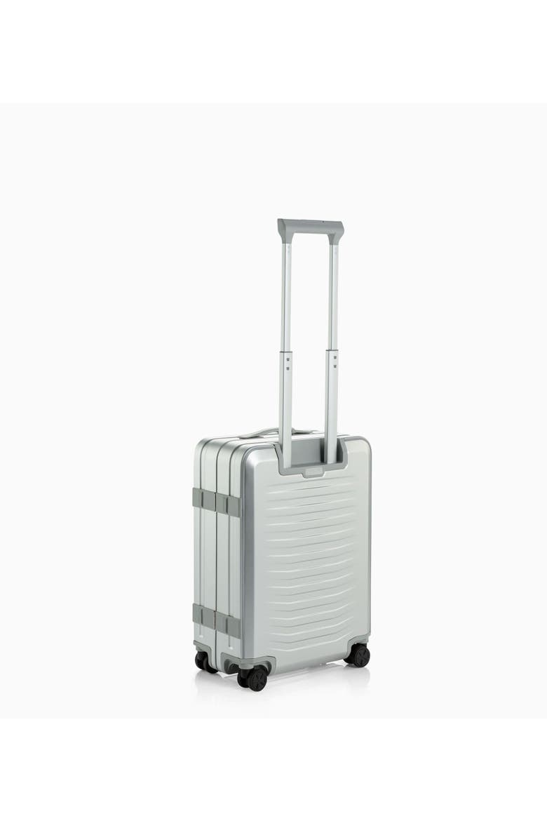 Roadster 21" Carry-on Aluminum Spinner, Alternate, color, Silver