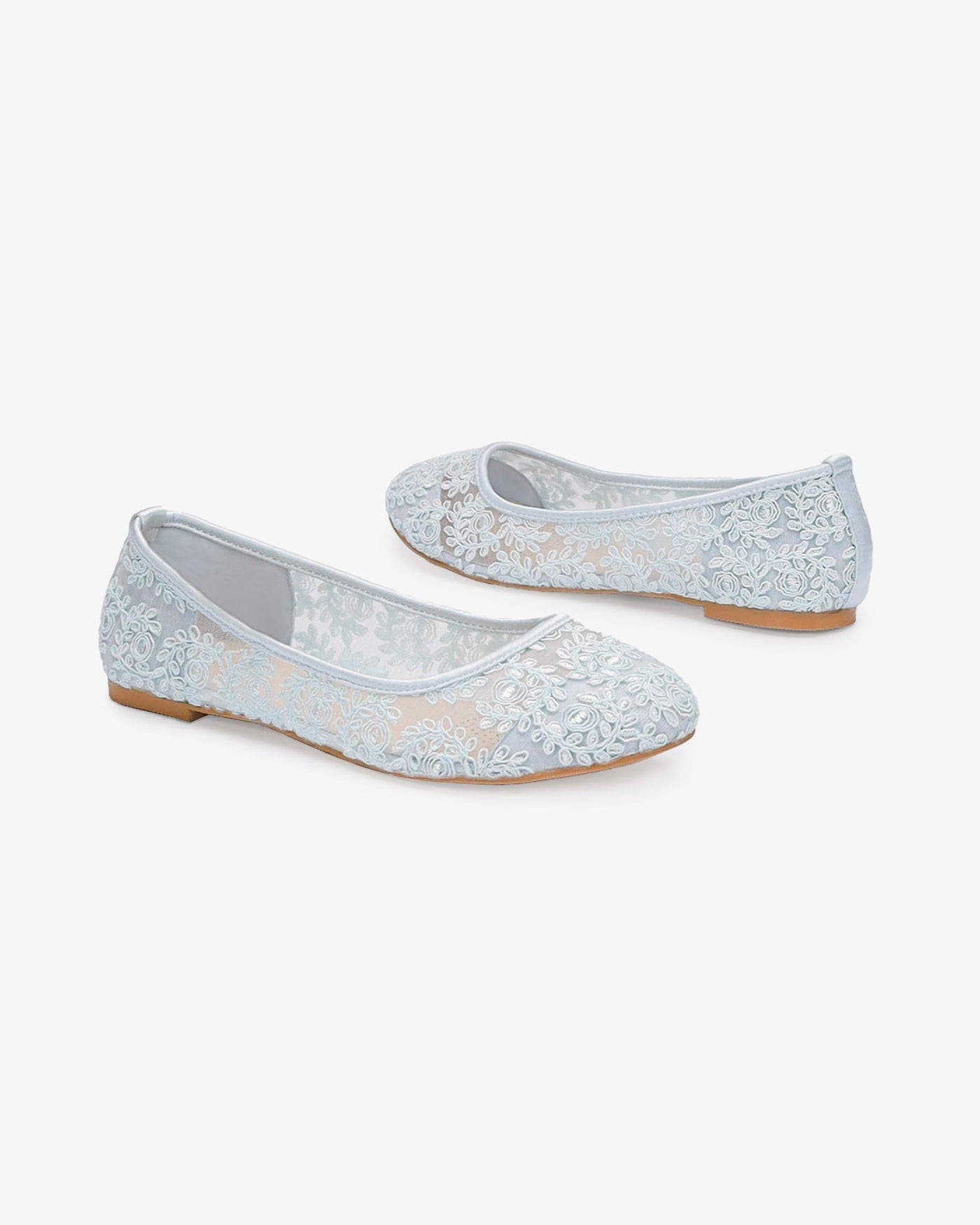 Baba Crochet Lace Ballet Flats - image 4