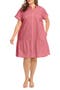 Solid Stretch Cotton Dress