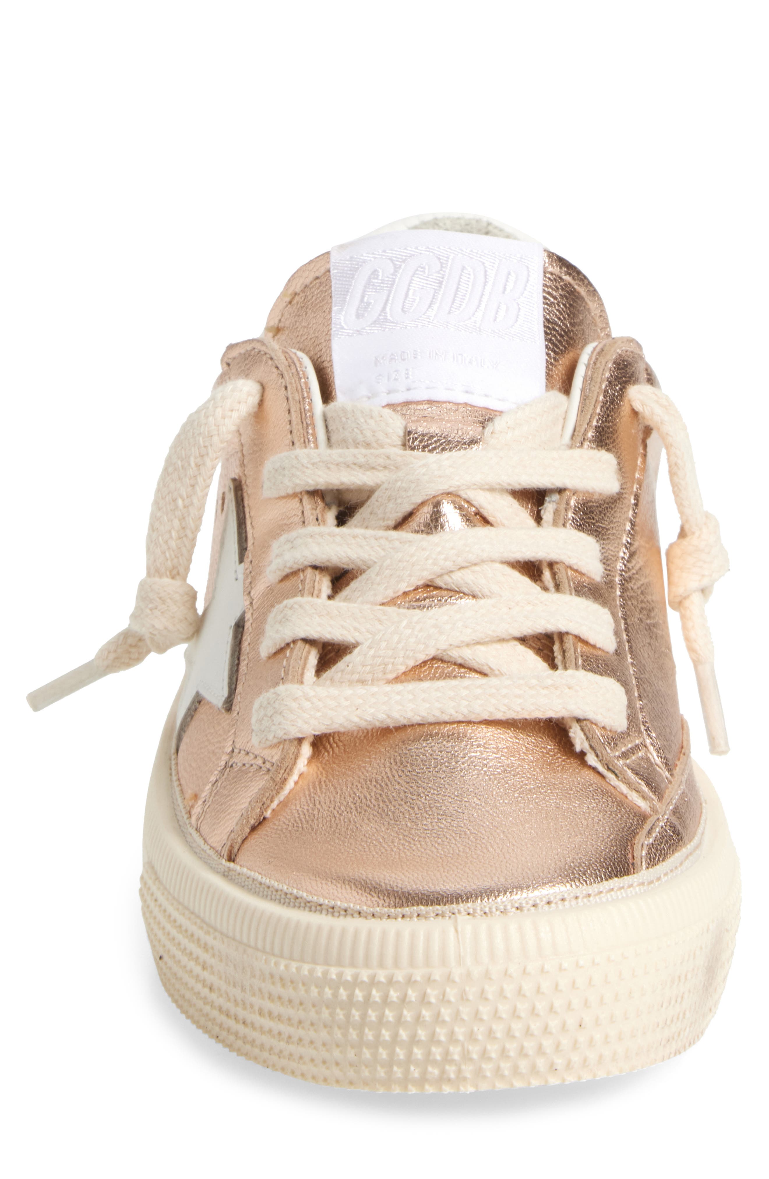 Golden Goose Kids' May Sneaker, Alternate, color, Rame/ White