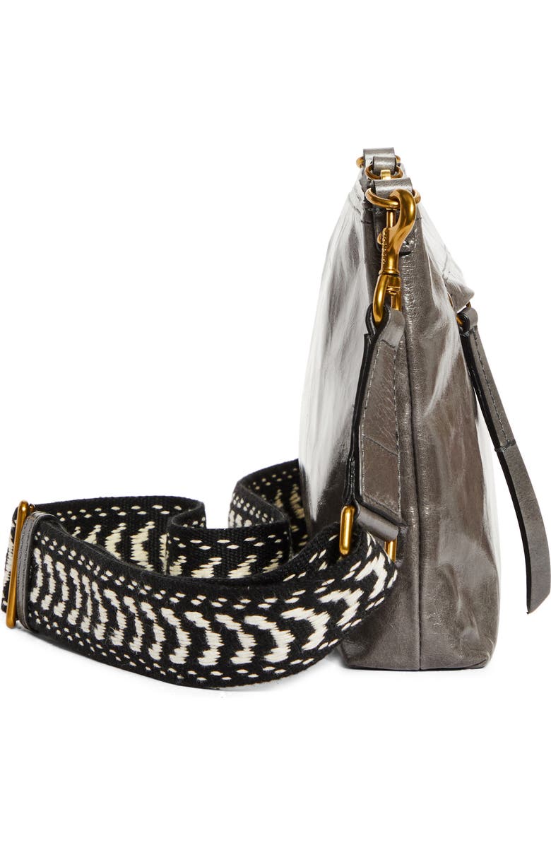 Isabel Marant Nessah Wardy XO Capsule Leather Shoulder Bag, Alternate, color,