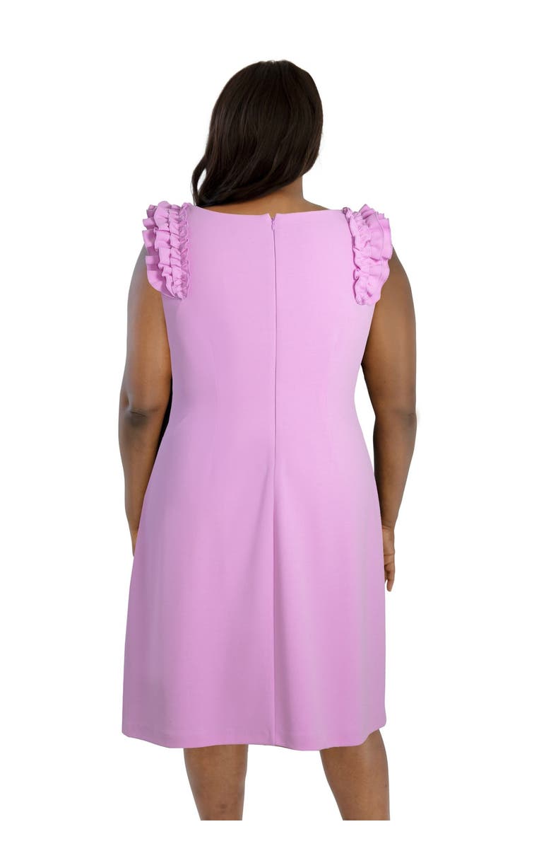 Jessica London Misses Size Sleeveless Midi Dress, Alternate, color, 