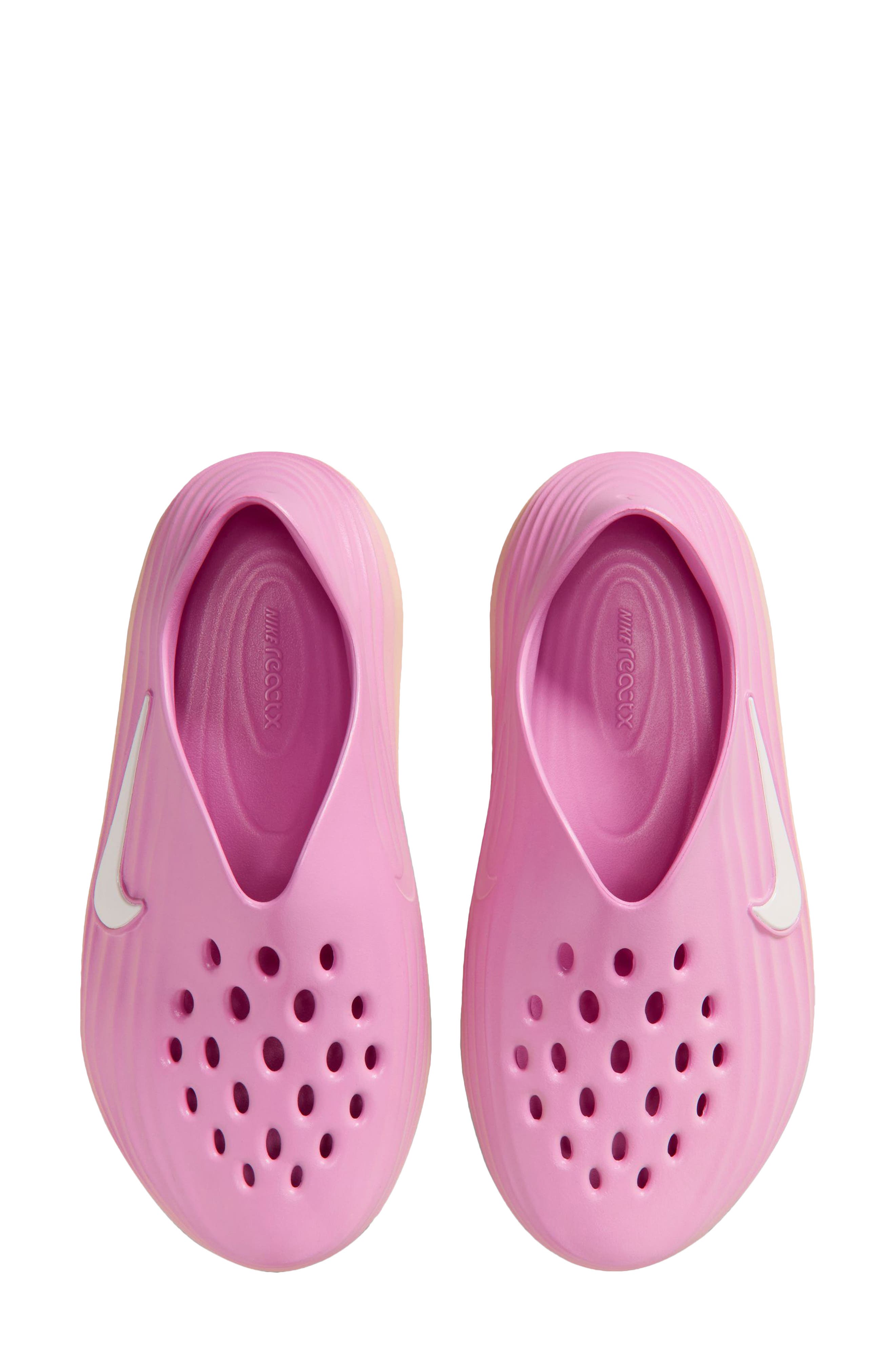 Nike ReactX Rejuven8 Slip-On, Alternate, color, Sail/ Arctic Orange/ Magenta