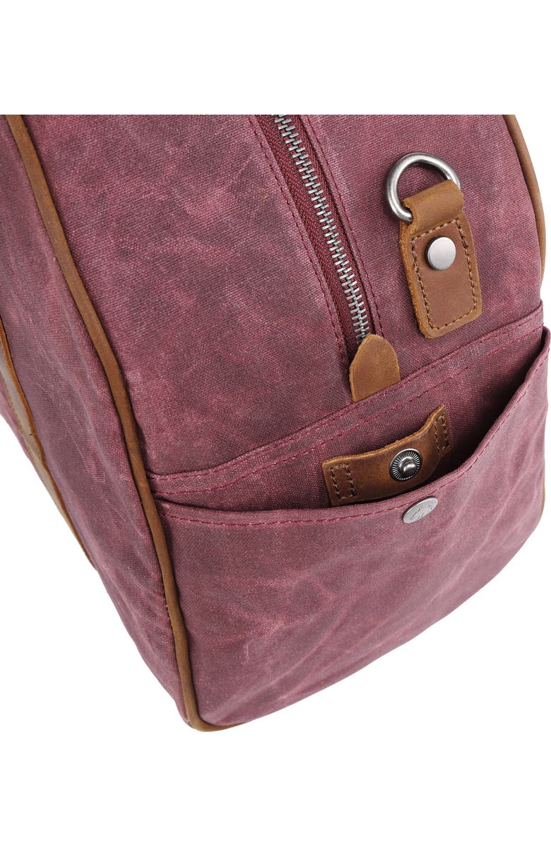 THE SAME DIRECTION Stone Creek Waxed Canvas Weekend Bag, Alternate, color,