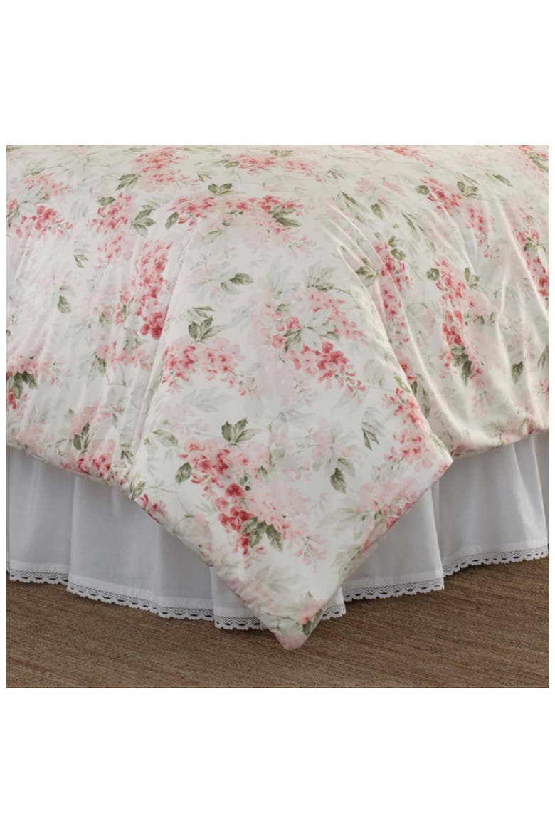 Wisteria Fleece Comforter Set, Alternate, color, BLUSH